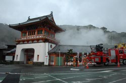 文化財火災防御訓練