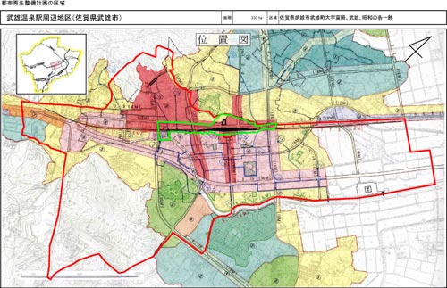 都市再生整備計画第３回変更（武雄温泉駅周辺地区）