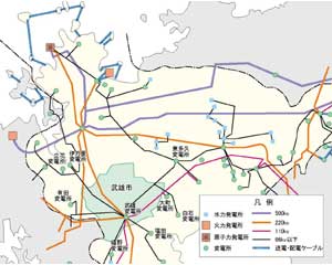 武雄市の電力供給の状況
