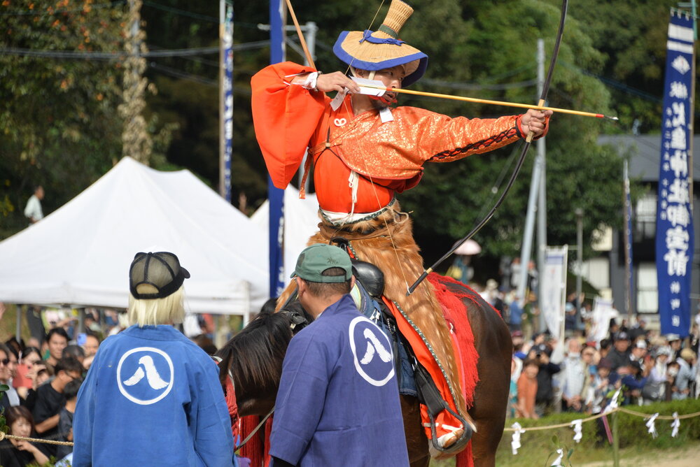 流鏑馬の写真