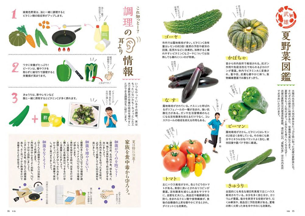 特集：野菜図鑑、豆知識