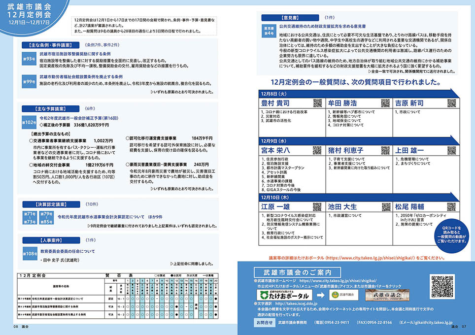 議会:12月定例会