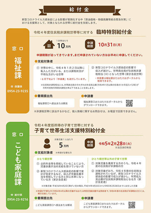 特別給付金