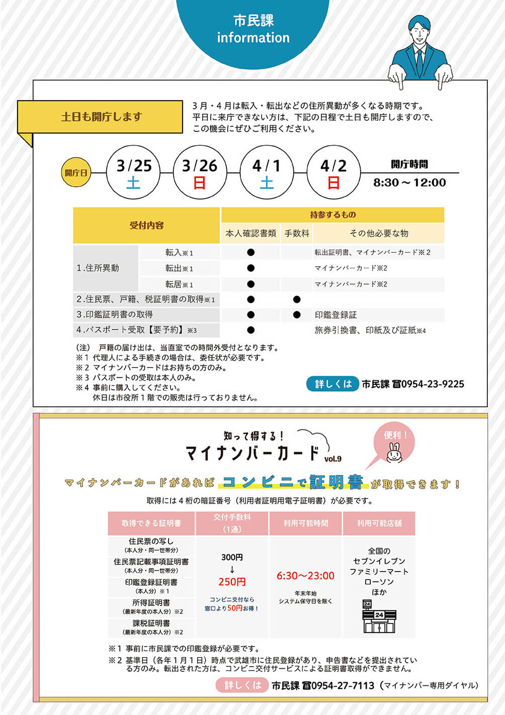 市民課information