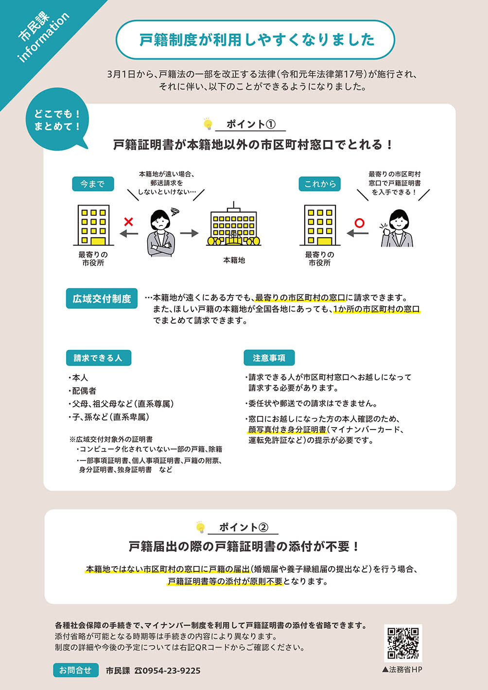 市民課information