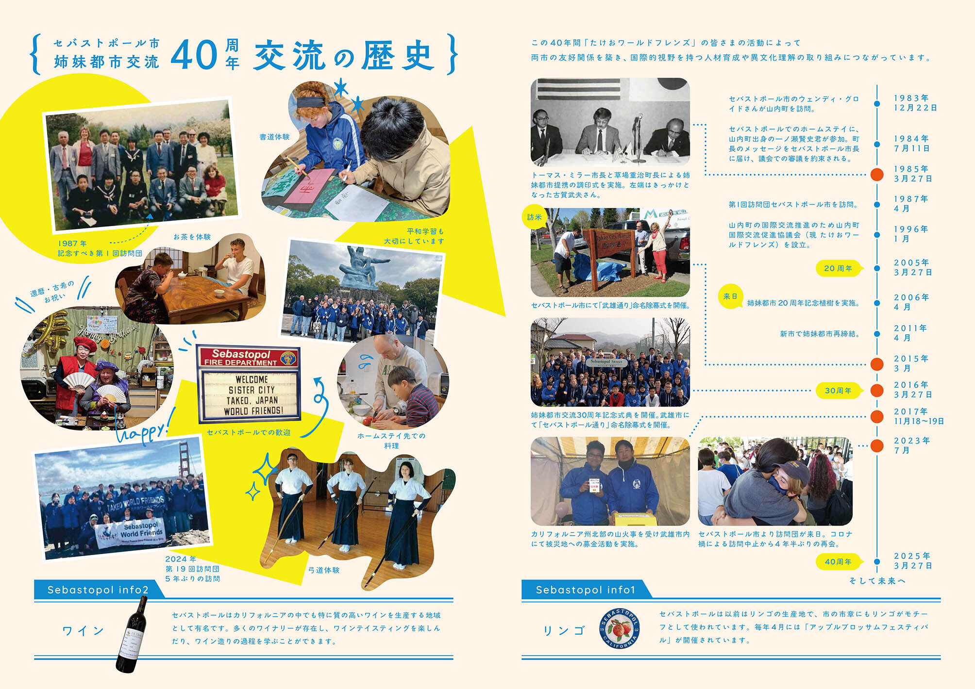 特集：武雄市×セバストポール市　姉妹都市交流40周年