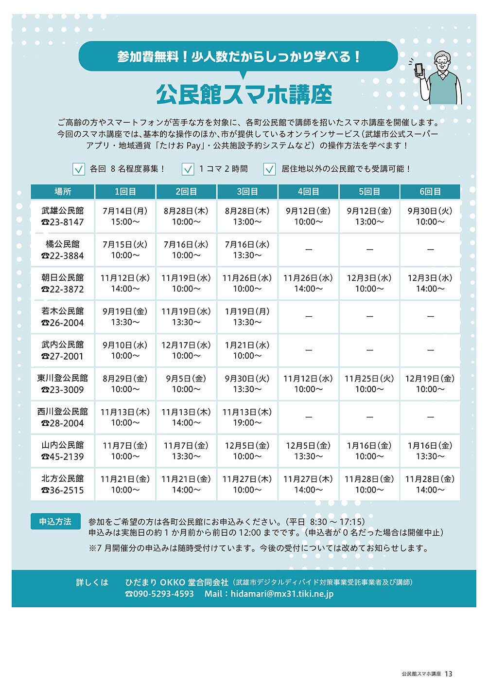 公民館スマホ講座