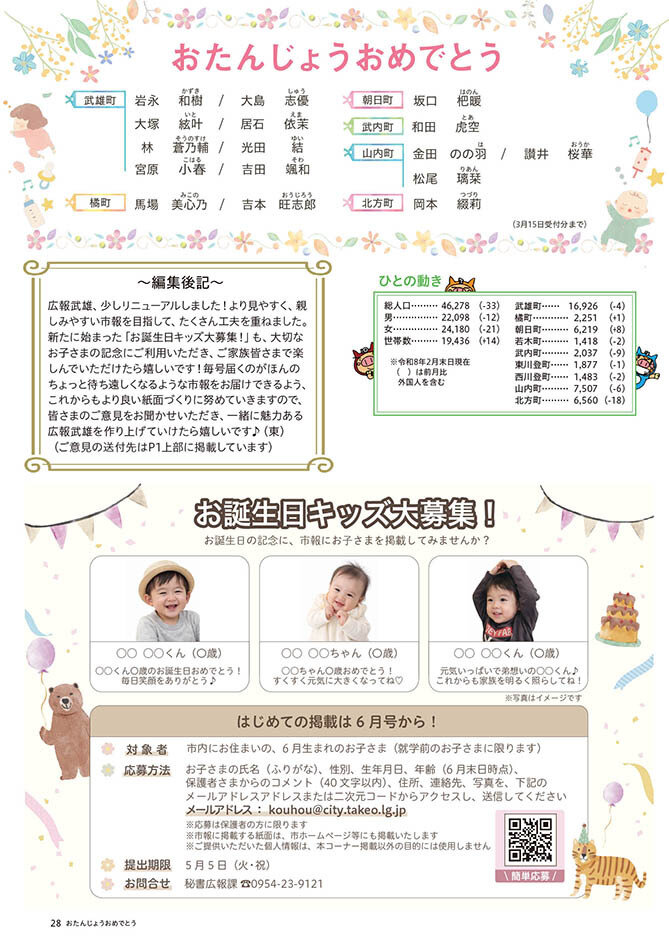 おたんじょうおめでとう