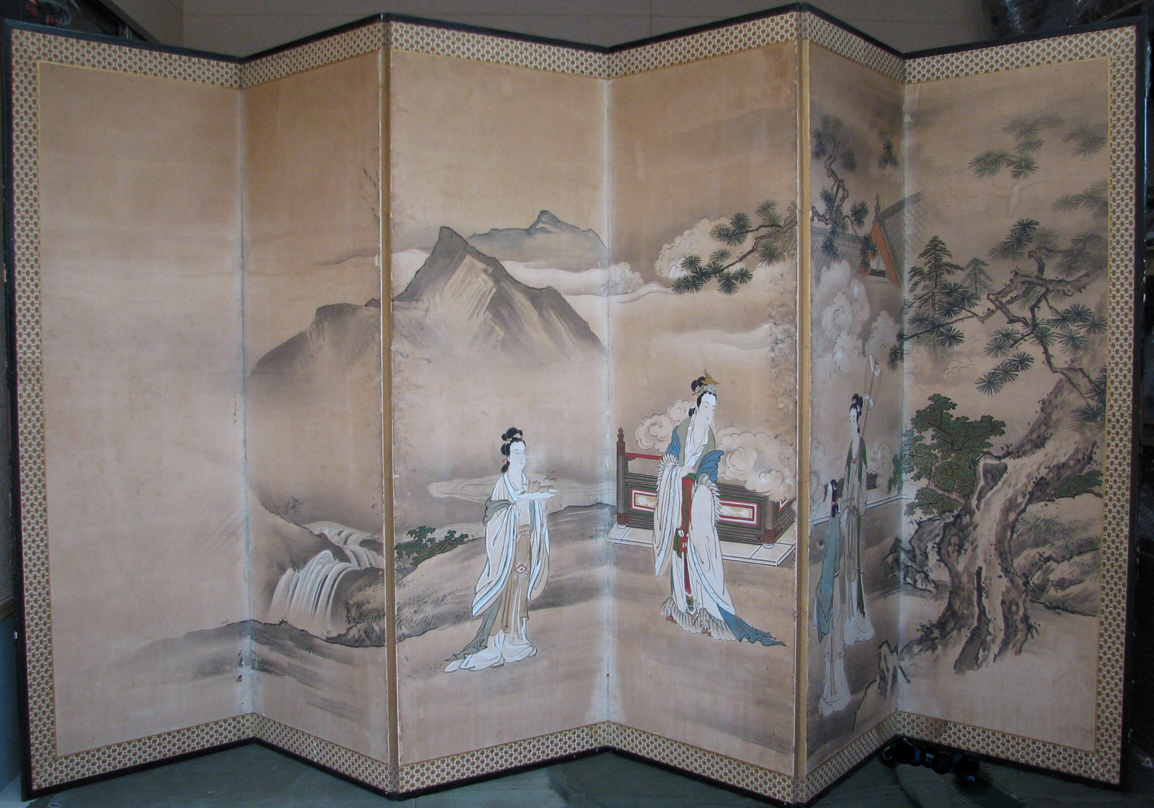 広渡法橋心海筆「西王母」（武雄市蔵）