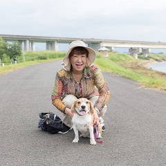 愛犬との散歩で出会う　和みの時間